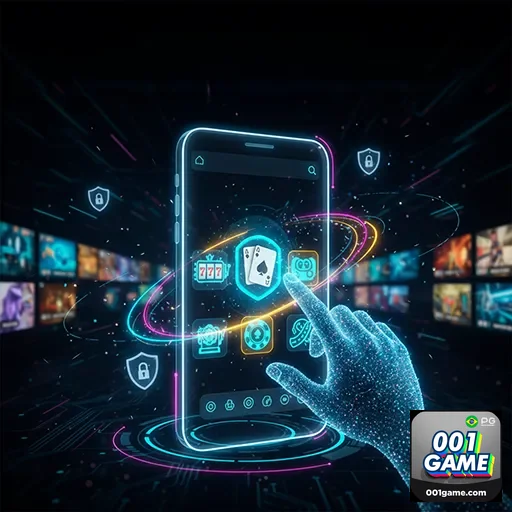 Tela do aplicativo 001game no App06, disponível no site 001game, para jogar e se divertir online.